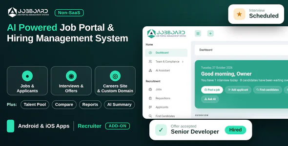 Job Board - AI Powered Job Portal & Hiring Management System