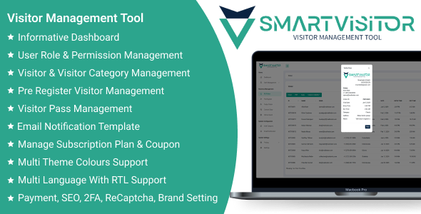 Smart Visitor SaaS - Visitor Management Tool